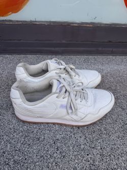 Old School White Reeboks