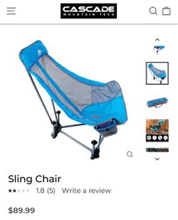 Sling camping chair
