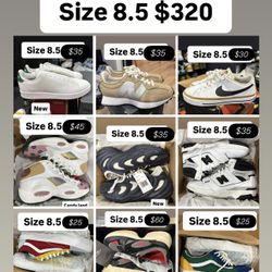 New Balance Nikes & More Size 8.5 All For $320