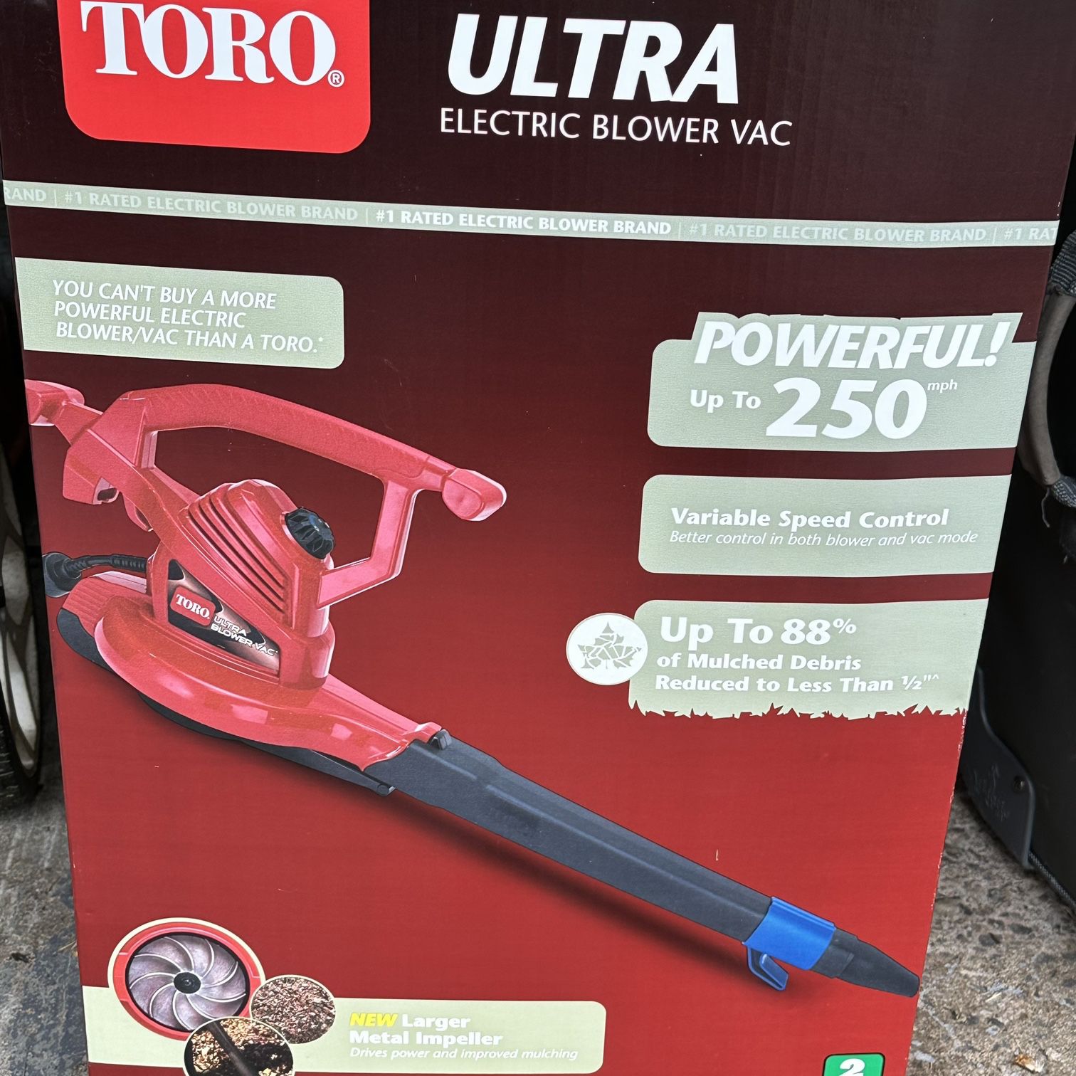 New Toro Ultra Blower And Vacumn 