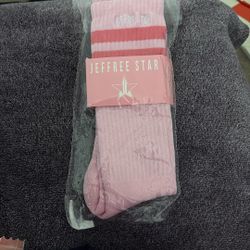 Jeffree Star Pink Socks