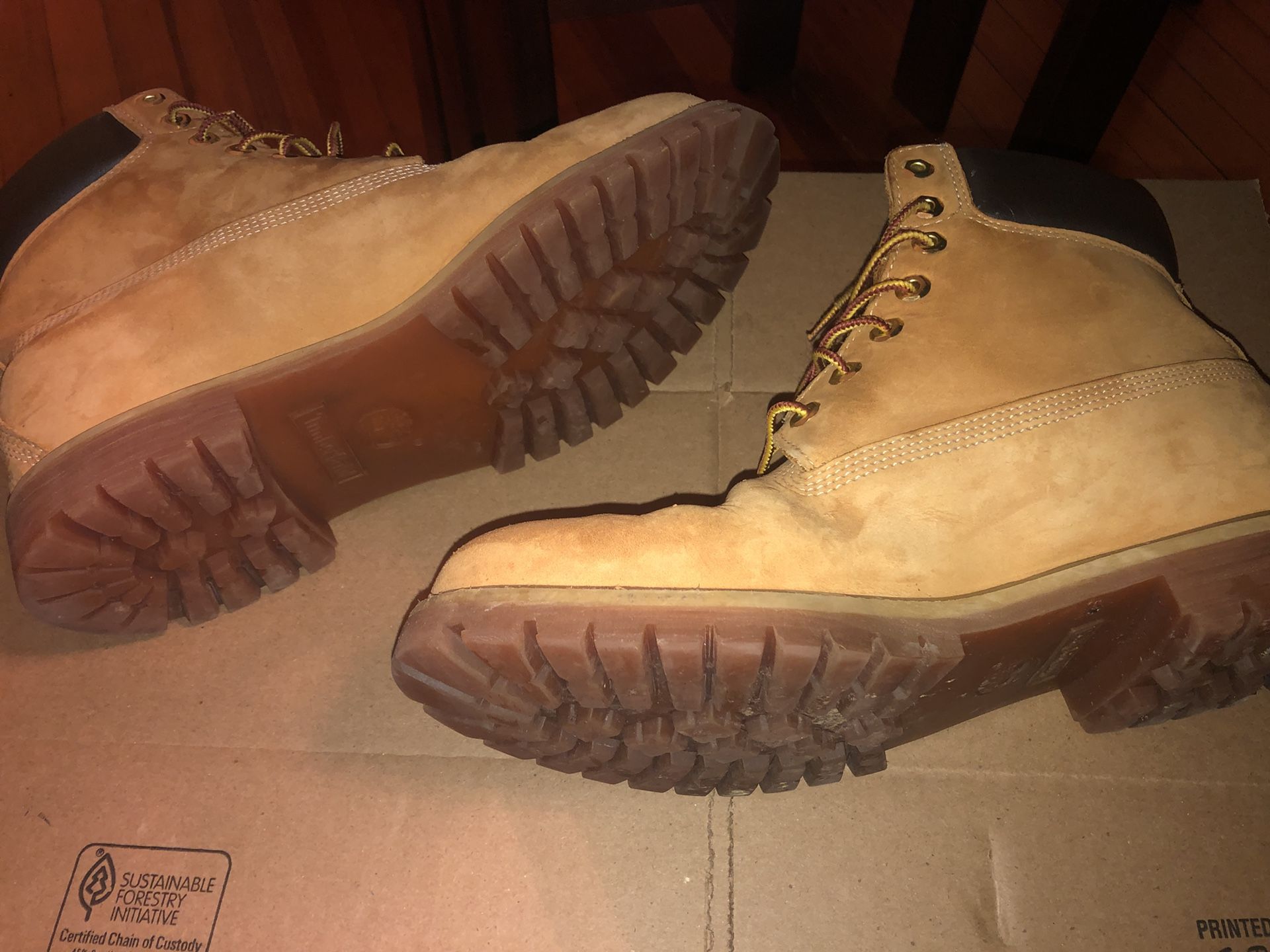Timberland Classic 6 inch construction work boot size 12