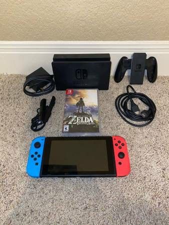 Nintendo switch V2 +Zelda
