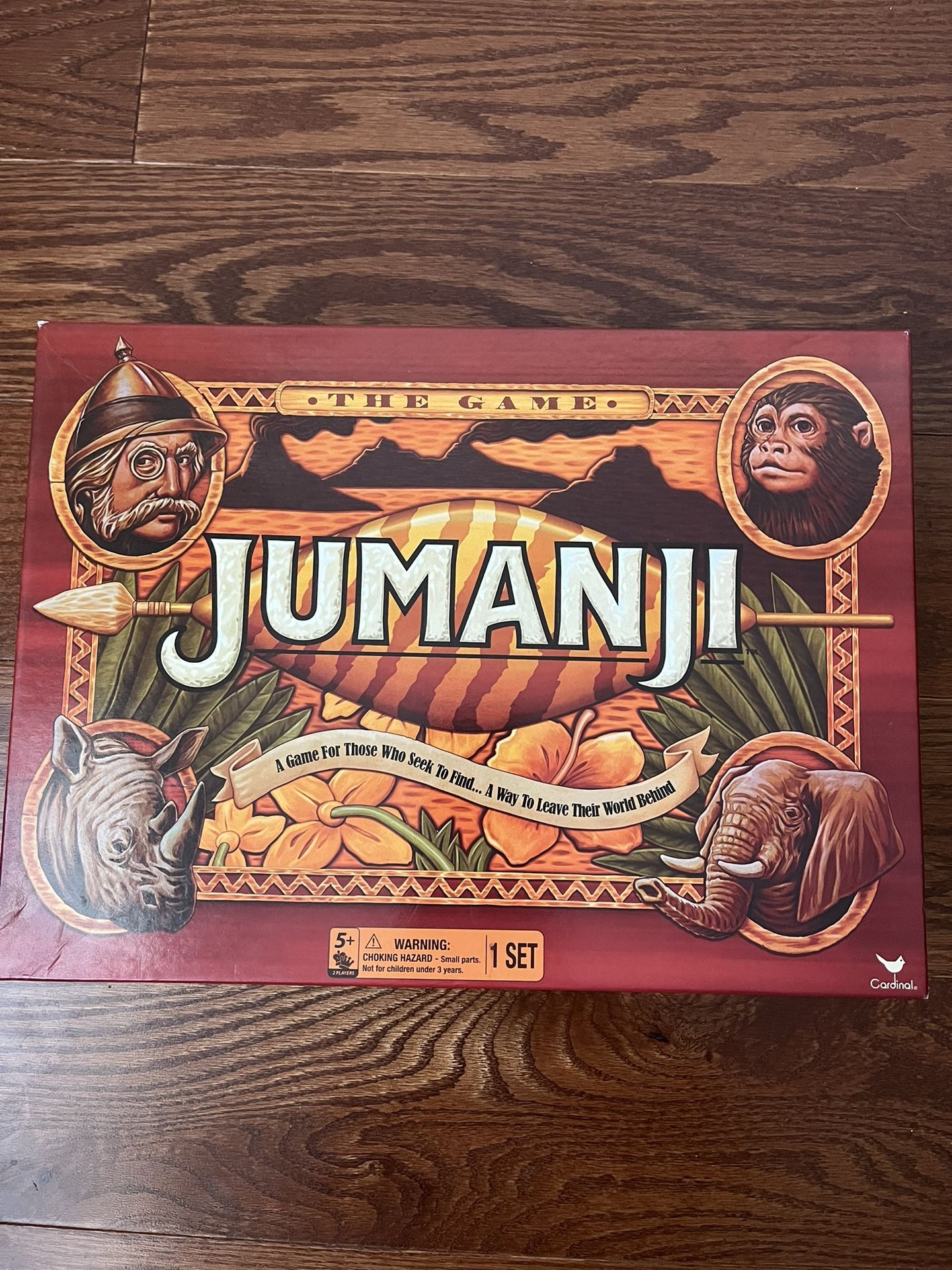 Vintage 1995 Jumanji Board Game, Complete Inbox