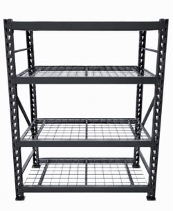 4-Tier Heavy Duty Steel Wire Shelving Unit