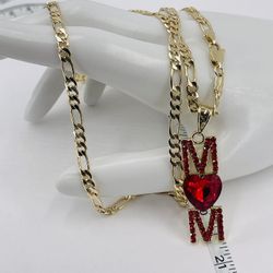 Mamà oró laminado 14k for mom GOLD PLATED 14k chain 20 inches