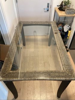 Glasstop Dining Table