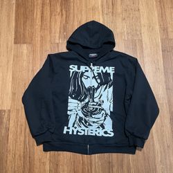 Supreme HYSTERIC GLAMOUR Thermal Lined Zip Up Hoodie