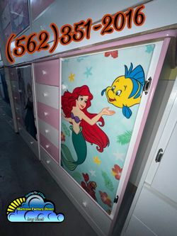Little mermaid closet wardrobe ropero armoire Nuevo
