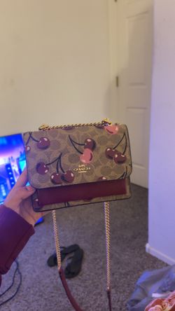 cherry coach bag