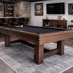 8’ Olhausen Breckenridge Pool Table - FREE Pro Delivery & Setup 