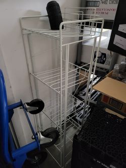 White Wire Display Rack