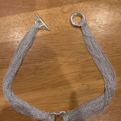 Tiffany Heart Necklace 15.5” Length 