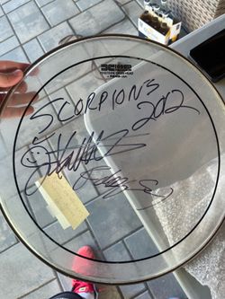 Rock Band Scorpion Band Signed