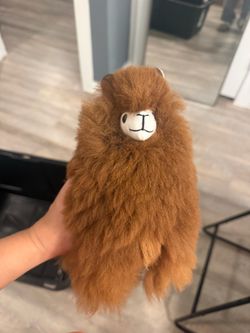 Alpaca  Plush with real alpaca fur
