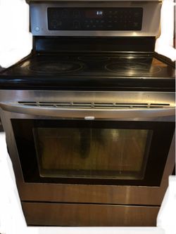 Glass top stove