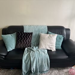 Black Leather Couches