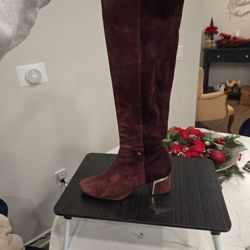 Knee High Suede Boots