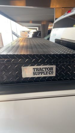 Tractor Supply Co Black Diamond Plate Truck Tool Box