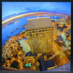 12x12  Aaron Chang shot from Top of The Hyatt San Diego