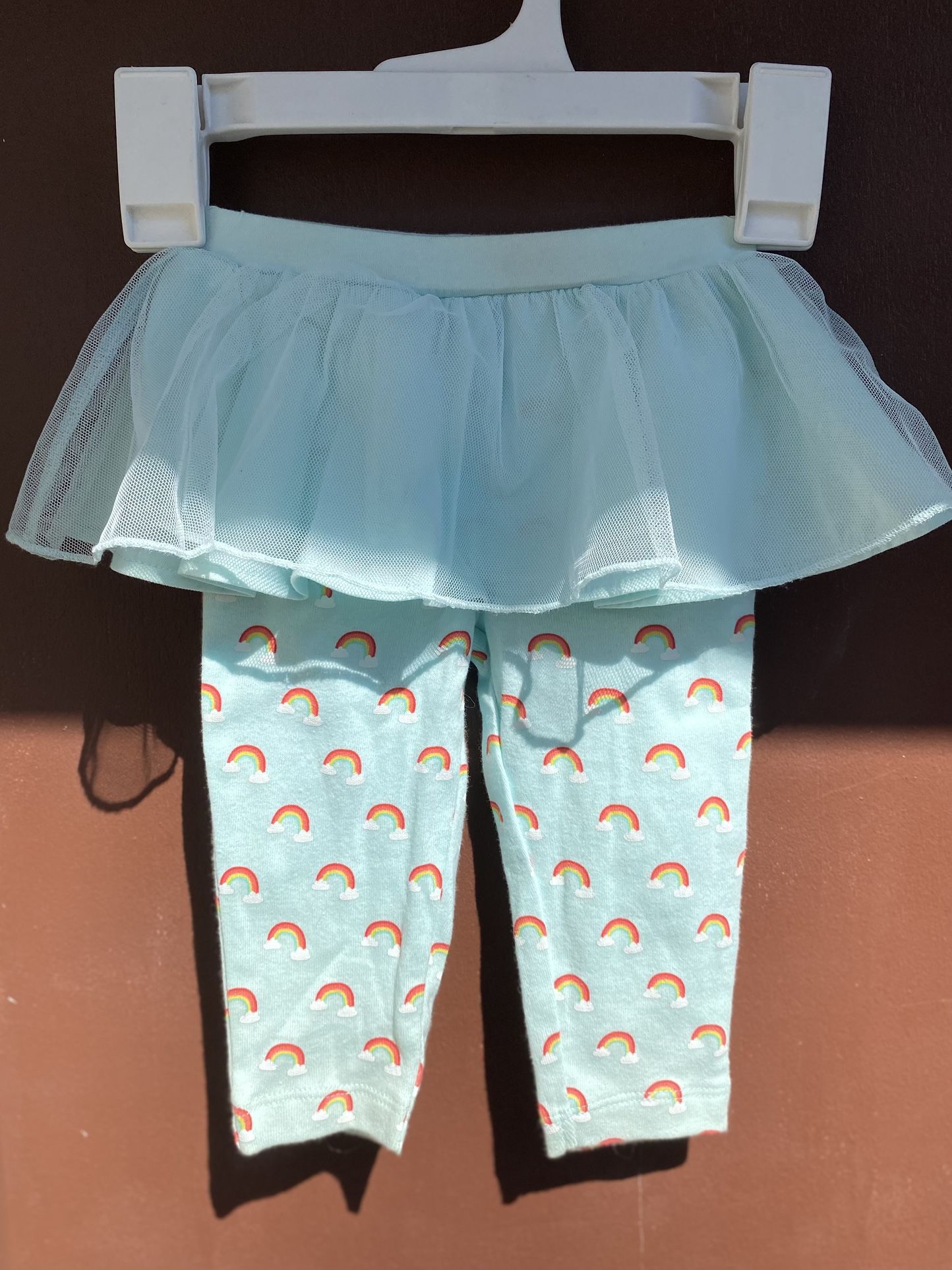 Green Baby Girl Skirted Tutu Leggings 6 Months