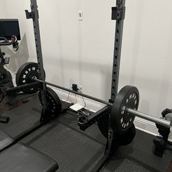 Squat Rack And Bench Press 