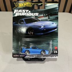 Hot Wheels 1996 Nissan 180SX Type X Fast and Furious HNW46-956 H 1/64