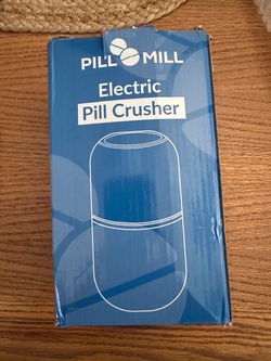 Electronic pill crusher