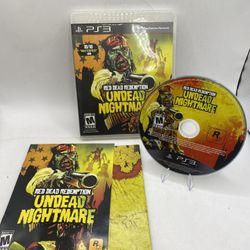 Rockstar Games Red Dead Redemption Undead Nightmare PS3 Zombie Manual Included