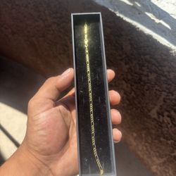 10K FIGARO SOLID GOLD CHAIN 