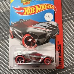 Hot Wheels Chicane Treasure Hunt Silver Chrome HW Race 162/250