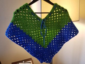 Youth Knit Poncho