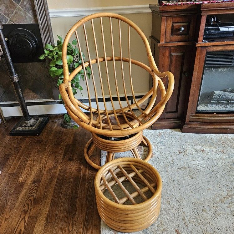 Vintage Bamboo Chair