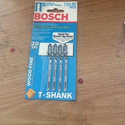 Bosch T101 AO T-SHANK  JIGSAW BLADES PACK OF 5 NEW