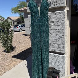 Emerald long Dress