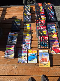Hot VW / VW Trends magazines & file cabinet