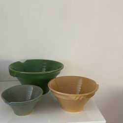 Over And Back Set Of 3 Mixing Bowls