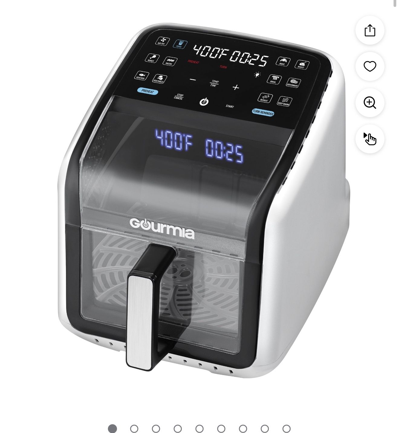 GOURMIA PANORAMA DIGITAL AIR FRYER