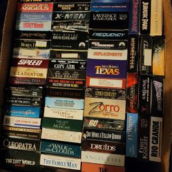 67 Pcs. VHS Movie tapes