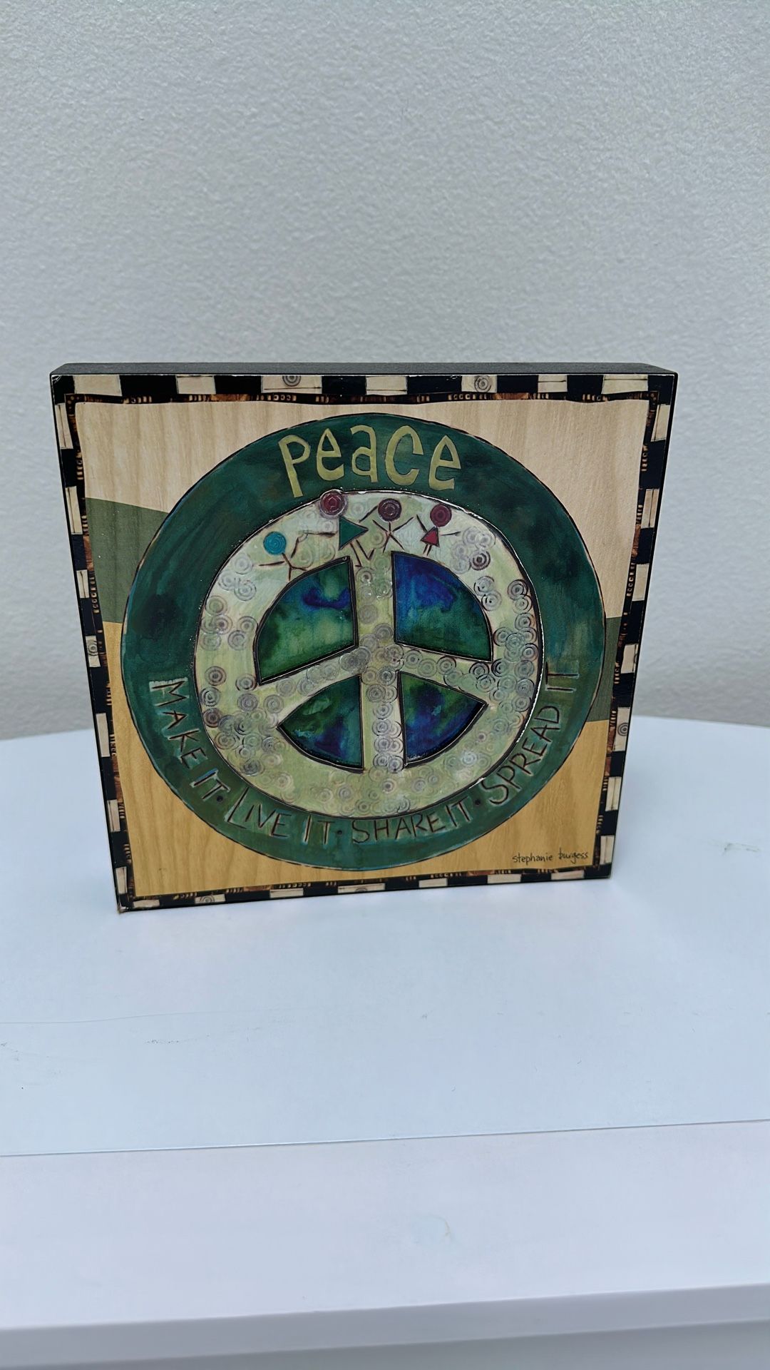 Peace Sign Decorative Art