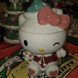 Hello Kitty Christmas Cookie Jar