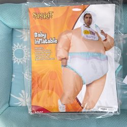 Adult Blow Up Baby Costume