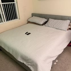 King Sized Bed Frame + Mattress
