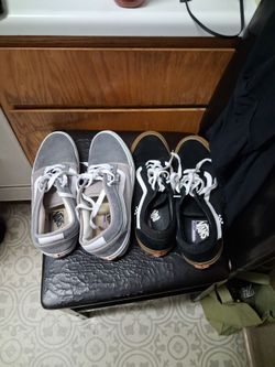 Two pairs of vans