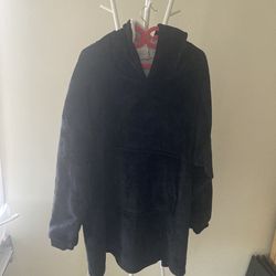 Pre-owned Cozy Fleece Jacket – Mid-length, Hooded – S, M, L