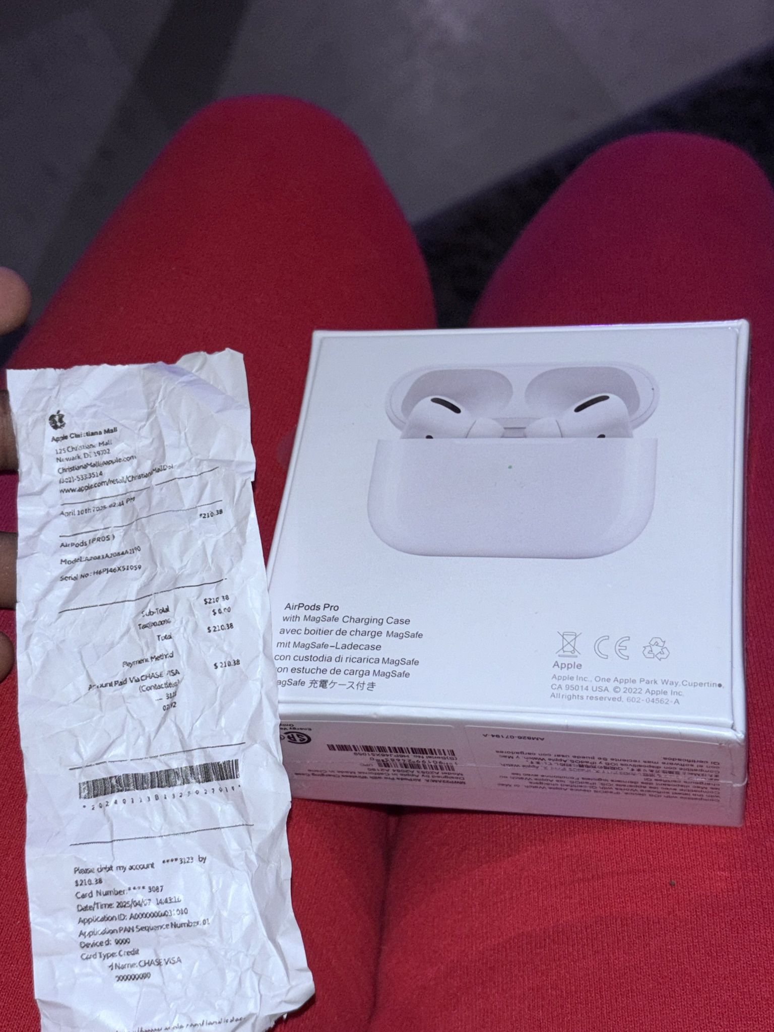 AirPod Pros 2nd Gen Sealed With Receipt