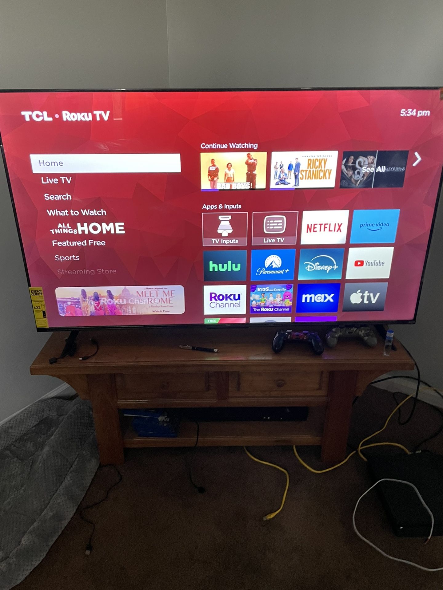 TCL 4k 55 Inch Smart Tv