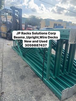 Pallet Racks Upright Beams Wire Decks Warehouse 