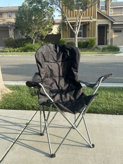 Large Folding Camping Chair - Capacity 300lbs