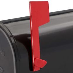 NEW IN BOX - Black Metal Mailbox with Sturdy Post - USPS Approved Very Strong Home Office Tool decor